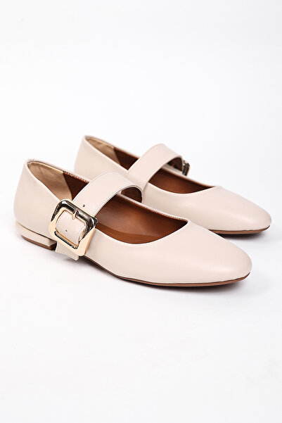 Liza Shoes حذاء باليرينا نسائي بحزام واحد من Lina A016-K1916