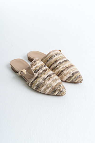 Liza Shoes Дамски сламени чехли VOLENTA A003-K606