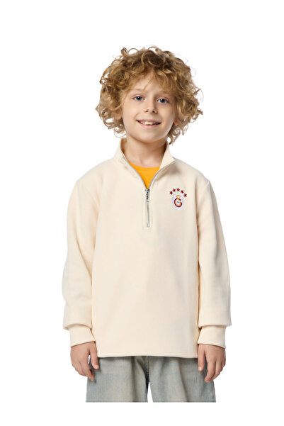 GSStore Galatasaray 5 Yıldız Yarım Zip Çocuk Sweat C251404