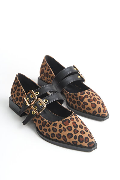 Liza Shoes Balerini cu bretele duble pentru femei LIZY A006-K003