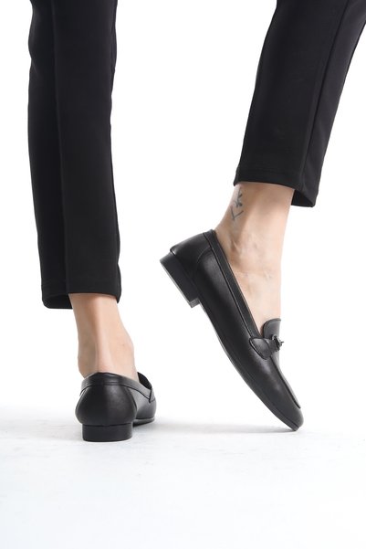Liza Shoes Women's Buckle Ballerinas A019-K028