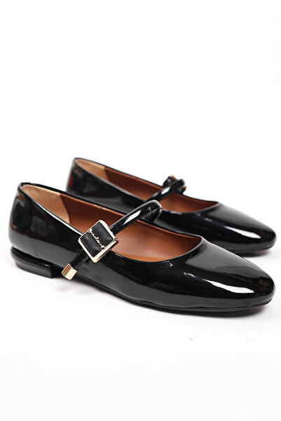 Liza Shoes حذاء باليرينا نسائي بحزام واحد قابل للتعديل من ELINA 350-K1903