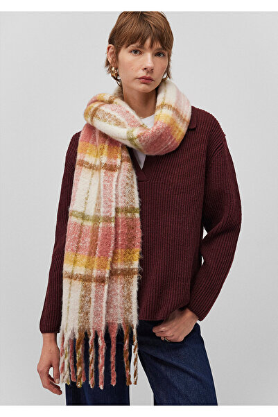 Mavi Tasseled Checkered Scarf 1912810 -71089