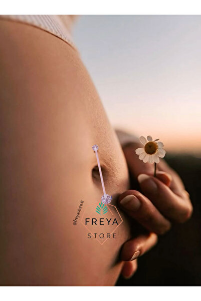 Freya Simli Renksiz Hamile Piercing 6-9 ay (4.7 cm)