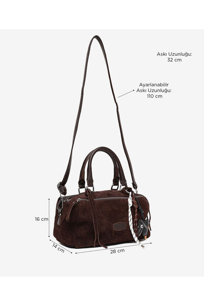 Greyder Kadın Kahverengi Hakiki Deri Çapraz Çanta 5K2CN69751