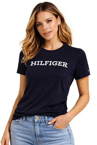 Tommy Hilfiger Logo Embroidery Jersey T-Shirt