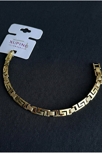 Modacaprea Xuping 14K Grek Kadın Bileklik – 16+2 Cm Kadın Bileklik | Kararmaz...