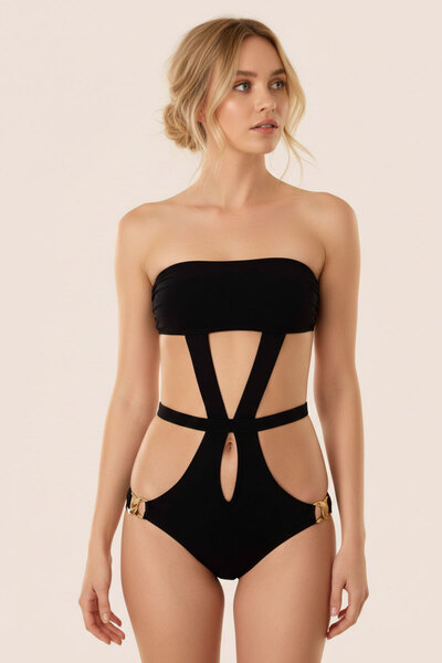 AYYILDIZ 3022 Siyah Mayokini