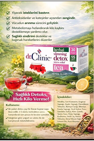 Dr. Clinic Detox çayı 30 adet şase