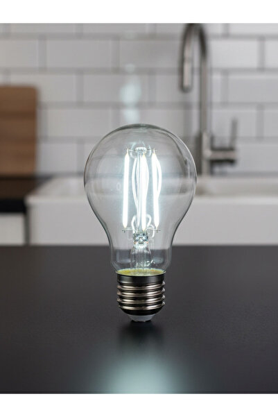 ORBUS B60 4.8W E27 LED Ampul Clear Beyaz Işık 600lm