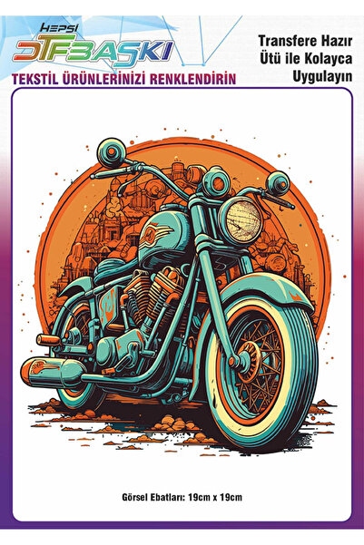 F17 Ajans Ütü ile Yapışan Tişört Tekstil Dtf Transfer Baskı
