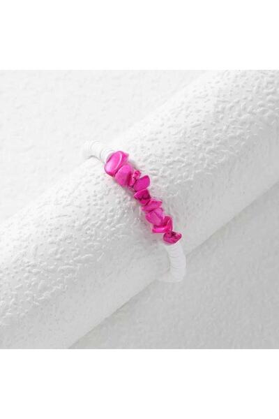 İPAR AKSESUAR سوار فيمو من حجر الكوارتز الوردي