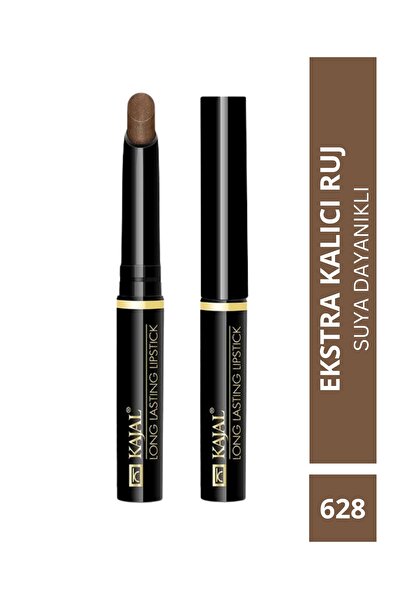 KAJAL Uzun Süre Kalıcı Kahverengi Ruj - Long Lasting Lipstick - No: 628