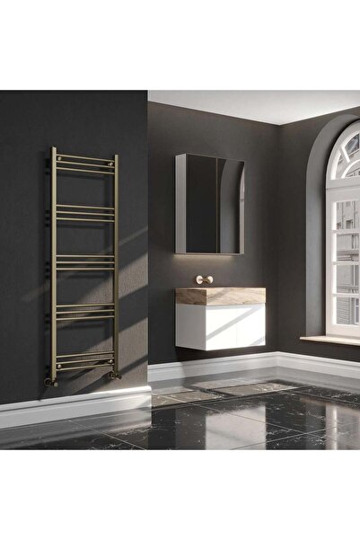 Lojimax Alüminyum Dekoratif Havlupan Lodos W 1400 x 500 15 Dilim | Mat Bronz ...