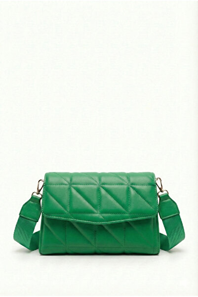 PurpleART Geantă de umăr încrucișată cu curea coloană reglabilă matlasată ver...