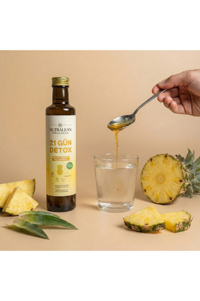 Nutralean Ananas Ekstreli Karışım Detox Sirke 500 ml Form Diyet Sirkesi (Doğa...