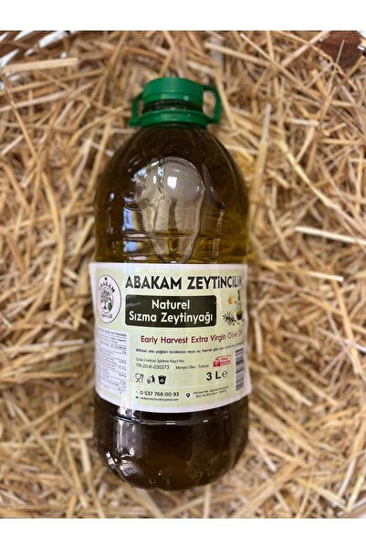 ABAKAM ZEYTİN ABAKAM ZEYTİNCİLİK (0,3 ASİT-DİZEM) NATUREL SIZMA ZEYTİNYAĞI (3...