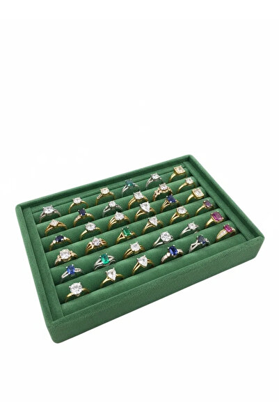 MeGass Dekor Yerli Üretim Küçük Boy Süet Kumaş Yeşil Renk 22,5/14,5 cm Rulo Ç...