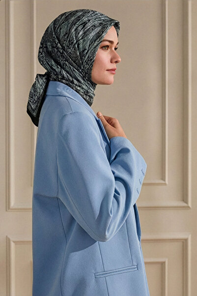 SilkTouch Smoked Heritage Patterned Muslin Scarf