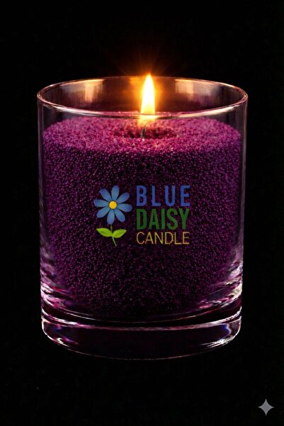 BlueDaisyCandle 1 Kg BORDO renkli GUAVA kokulu Inci Tozu Mum ( 25 Adet 20 Cm Fitil Ile ) Toz Mum , Kum Mum