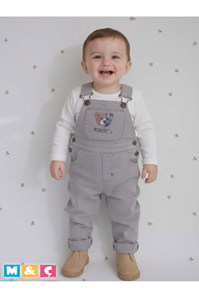 MÇ FAMİLY STORe UNİSEX KOT TULUM SONBAHAR KIŞ KIZ ERKEK BEBEK 2Lİ TAKIM OVERA...