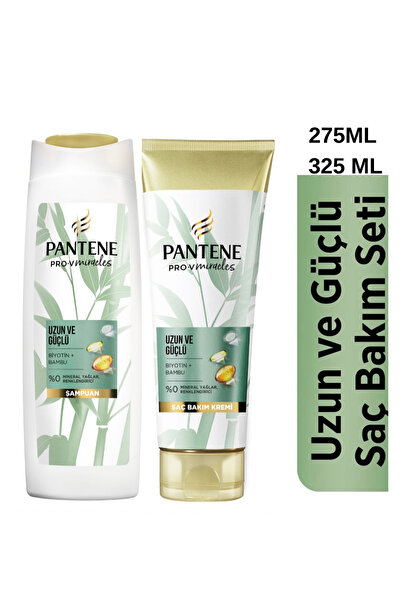 Pantene Pro-V Miracles Bambu & Biotin Uzun ve Güçlü Saç Bakım Seti (Şampuan +...
