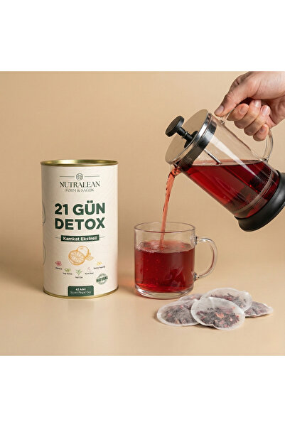 Nutralean Kamkat Ekstreli Bitkisel Çay 42 Adet 21 Gün Detox - Detoks Form Çayı