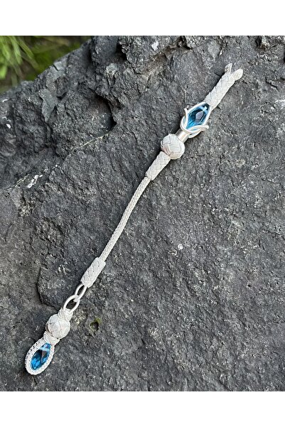 KAZZAZE Ciucuri unisex turcoaz argintiu