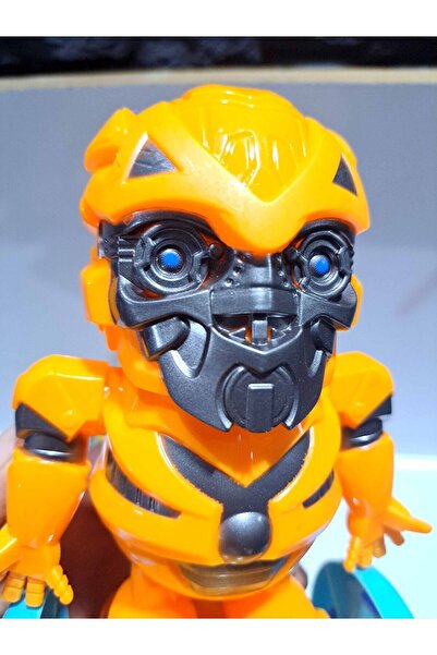 FEN TOYS Oyuncak Robot rengarenk ışıklı sesli kendi hareket edebilir 17x14cm ...