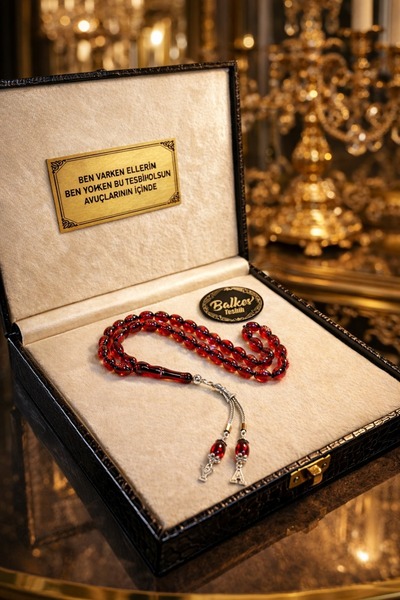 ANP MODA TASARIM Ateş Kehribar Tesbih,Harfli Kişiye Özel Seri, Sıkma Kehribar...