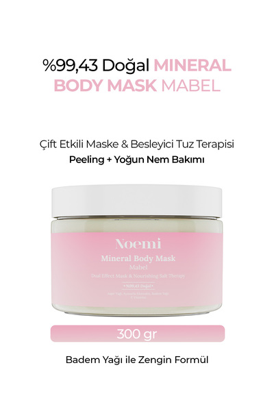 Noemi Doğal Mineral Body Mask Mabel / Çift Etkili & Besleyici Tuz Terapisi / ...