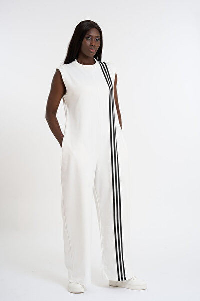 HANIQA Striped Sports Jumpsuit