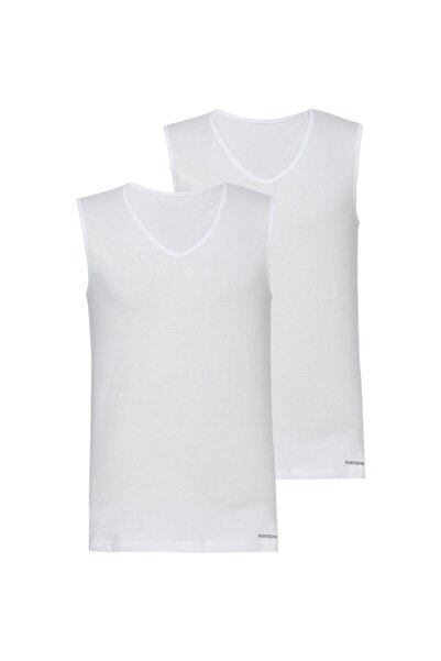 Blackspade Men's Undershirt 2 Pack Loose Fit 9227 - White