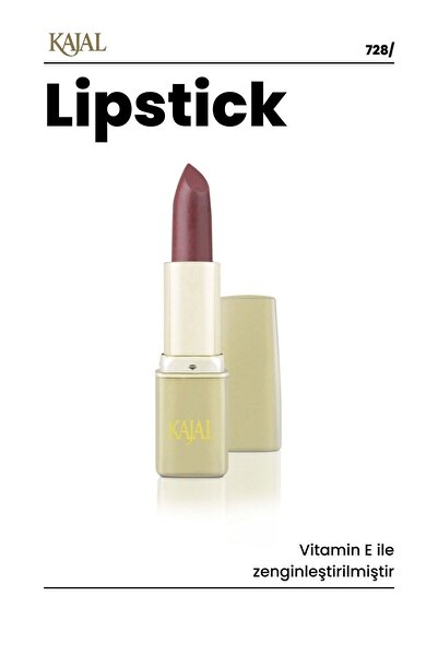 KAJAL Eski Gül Ruj - Dusky Rose Lipstick - No: 728