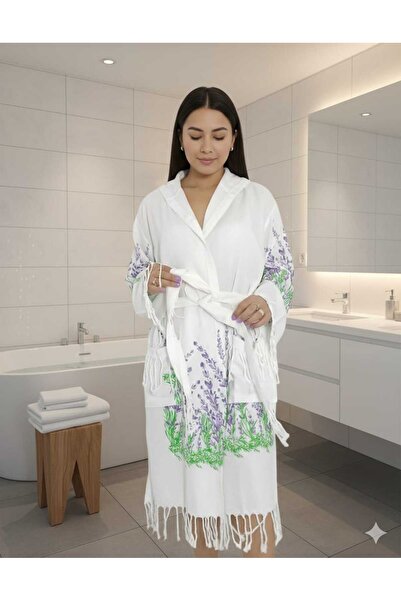 Nevin Acar رداء حمام لافندر بامبو بيشتيمال