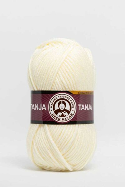 Ören Bayan Tanja El Örgü Ipi 100gr |0005-ekru|