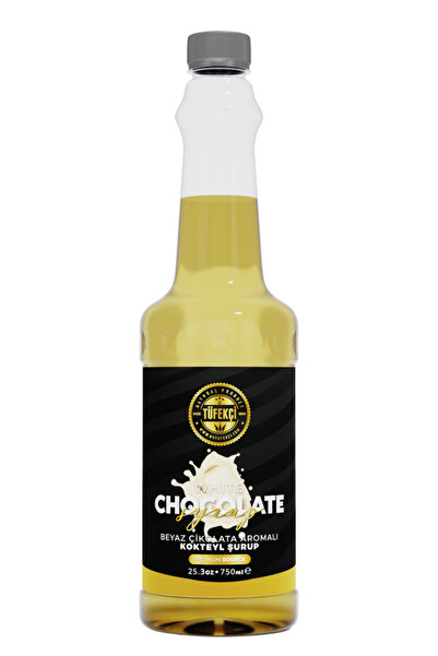 By Tüfekçi Beyaz Çikolata Aromalı Kokteyl, Kahve Ve Pasta Şurubu 750 ml