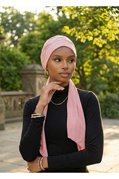 fidan bone غطاء رأس طبي جاهز على شكل عمامة مع أربطة مضلعة، مناسب للاستخدام الطبي