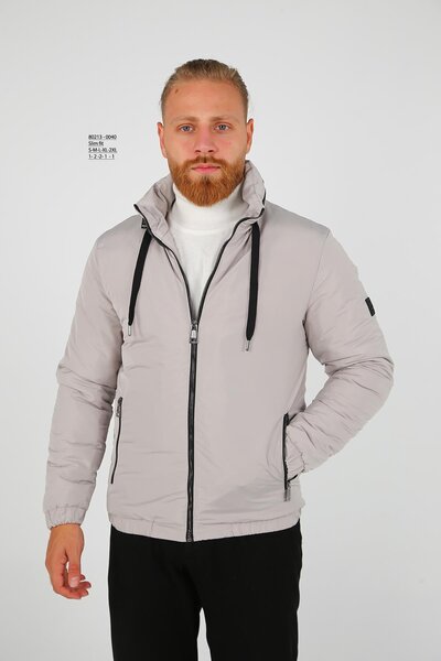 BRAN معطف رجالي سميك بقلنسوة مخفية