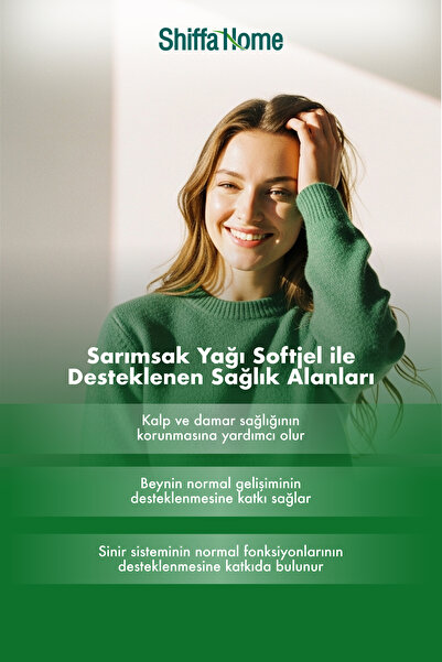 Shiffa Home Aksuvital Sarımsak Yağı 1000 mg 30 Kapsül