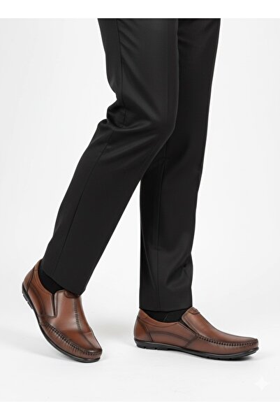 LİCCAS Erkek Mevsimlik Kundura: İlkbahar- Sonbahar- Hakiki Deri Kauçuk Taban ...