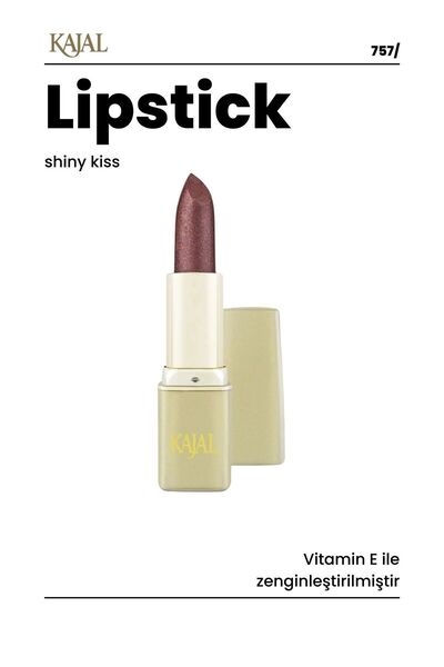 KAJAL Tozlu Gül Ruj - Dusty Rose Lipstick - No: 757