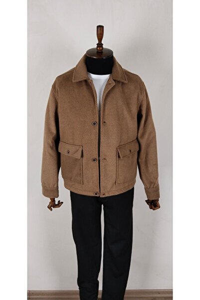 MODA Wool Blend Short Coat Men's Coat