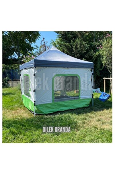 Dilek Branda Reyo 3x3 Yeşil-gri Katlanır Çardak Çardak Çadır Dönüşüm Kiti