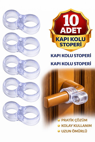 nistabolje 10 Adet Kapı Pencere Kolu Stoperi Plastik Tampon Silikon Durdurucu...