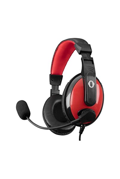 Snopy 3.5mm Gaming Oyuncu Mikrofonlu Kulaklık - Siyah/kırmızı