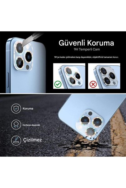 MTL iPhone 12 Compatible Sapphire Lens Anti-Scratch Durable Camera Protector