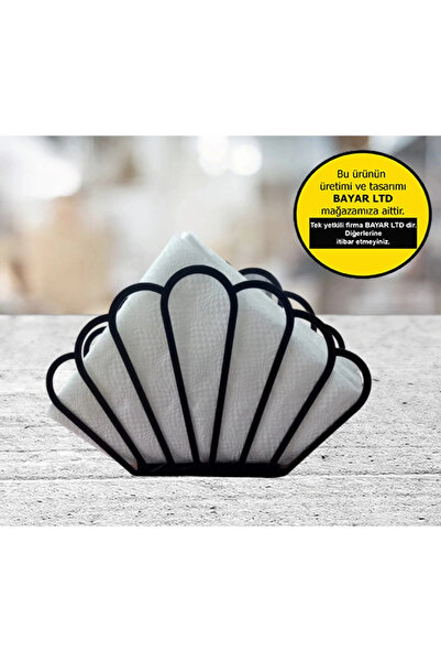 ardini حامل مناديل أسود غير لامع