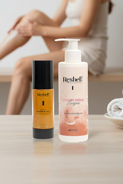Reshell Avantajlı Bakım Seti Reshell 200 ml Epilasyon Sonra Losyon 100 ml Magıc Summer Oıl 🌿💖