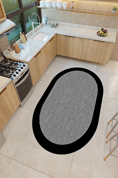 THEMODERNHANE Dijital Baskılı Makinede Yıkanabilir Antialerjik Kaymaz Leke Tu...